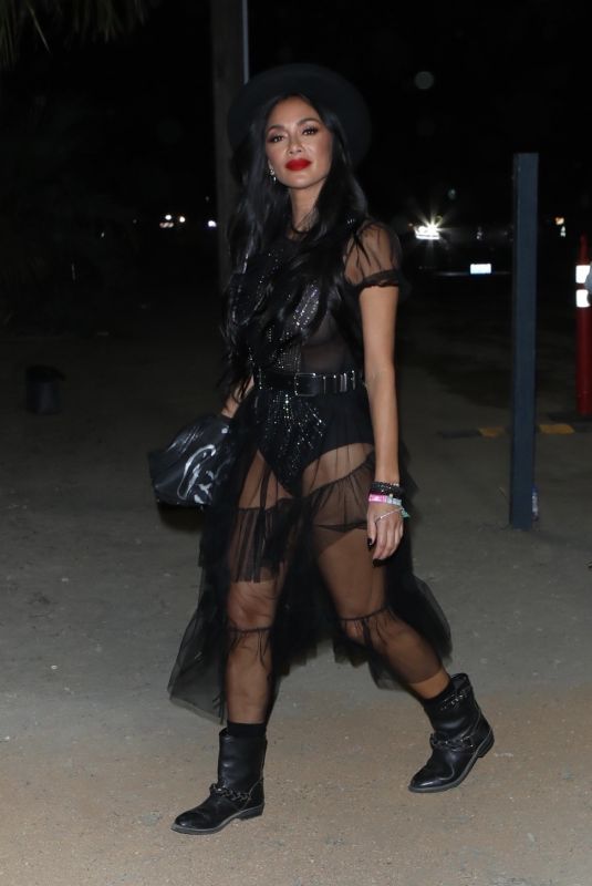 NICOLE SCHERZINGER at Neon Festival at Coachella 2022 in Indio 04/16/2022