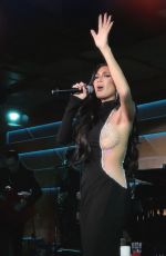 NICOLE SCHERZINGER Oerforms at Pendry Hotel