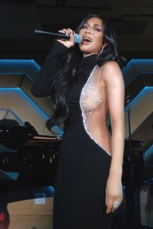 NICOLE SCHERZINGER Oerforms at Pendry Hotel