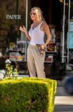 NICOLETTE SHERIDAN Out and About in Los Angeles 04/25/2022