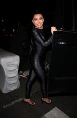 NIKITA DRAGUN Leaves Alexander Wang Fortune City Fashion Show in Los Angeles 04/19/2022
