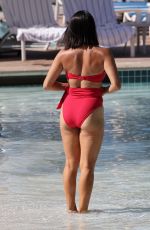 NIKKI BELLA in Bikini at a Pool in Indian Wells 04/17/2022