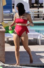 NIKKI BELLA in Bikini at a Pool in Indian Wells 04/17/2022