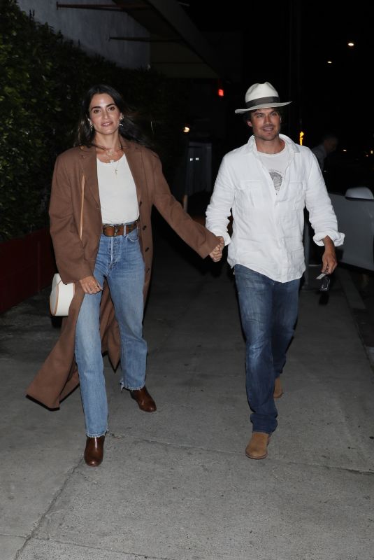 NIKKI REED and Ian Somerhalder Out in Santa Monica 04/06/2022