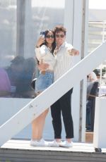 NINA DOBREV and Shaun White Out in Athens 04/10/2022