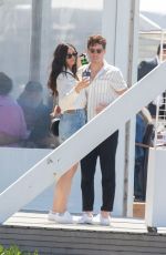 NINA DOBREV and Shaun White Out in Athens 04/10/2022