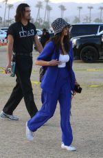 NINA DOBREV Arrives at Coachella Valley Music and Arts Festival in Indio 04/23/2022