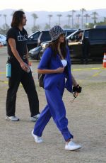 NINA DOBREV Arrives at Coachella Valley Music and Arts Festival in Indio 04/23/2022