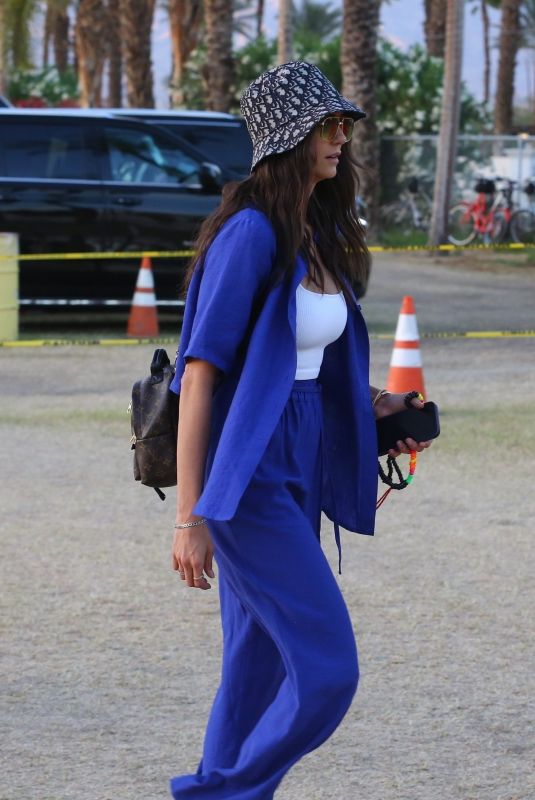 NINA DOBREV Arrives at Coachella Valley Music and Arts Festival in Indio 04/23/2022