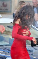 NINA DOBREV on the Set of The Bricklayer in Thessaloniki 04/09/2022