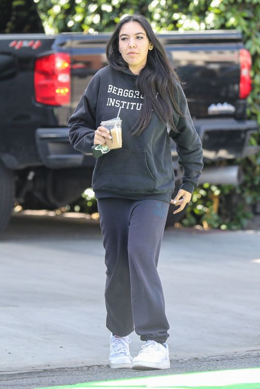 NOOR ALFALLAH at Le Pain Quotidien in Beverly Hills 04/25/2022