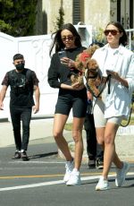 OLIVIA and SOPHIA CULPO on the Set of Her Reality Show in Los Angeles 03/29/2022