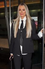 OLIVIA ATTWOOD Leaves Getting Filthy Rich Show in London 04/07/2022