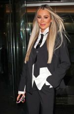OLIVIA ATTWOOD Leaves Getting Filthy Rich Show in London 04/07/2022