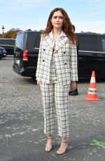 OLIVIA COOKE Arrives at Dior Show at Paris Fashion Week 09/28/2022