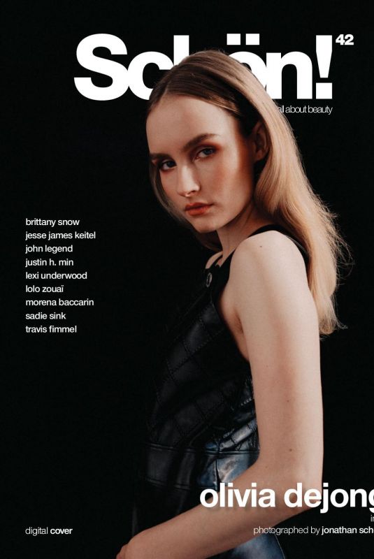 OLIVIA DEJONGE for Schon Magazine, April 2022