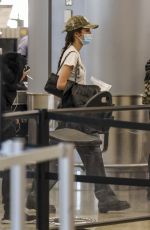 OLIVIA RODRIGO at Airport in Las Vegas 04/04/2022