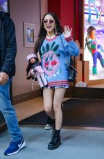 OLIVIA RODRIGO Out Shopping on 5th Avenue in New York 04/28/2022