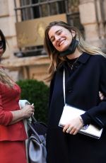 ORNELLA MUTI and NAIKE RIVELLI Out and About in Milan 04/14/2022