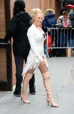 PAMELA ANDERSON Arrives at The View in New York 04/05/2022
