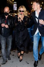 PAMELA ANDERSON Night Out in New York 04/14/2022