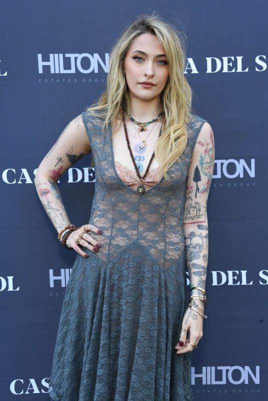 PARIS JACKSON at Barron & Tessa Hilton Host Goddess Art Show in Bel Air 04/28/2022