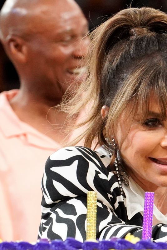 PAULA ABDUL at Kareem Abdul Jabbar 75th Birthday Celebration at Crypto.com Arena in Los Angeles 04/08/2022