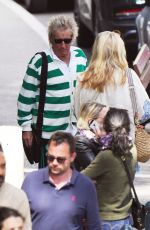 PENNY LANCASTER and Rod Stewart at Easter Holidays in South of France 04/18/2022