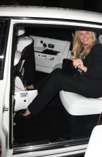 PENNY LANCASTER and Rod Stewart Leaves a Dinner in London 04/06/2022