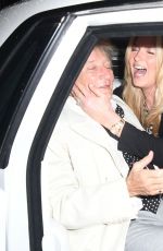 PENNY LANCASTER and Rod Stewart Leaves a Dinner in London 04/06/2022