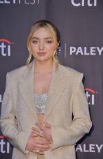 PEYTON LIST at 39th Annual Paleyfest in Los Angeles 04/08/2022