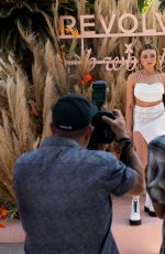 PEYTON LIST Getting Ready at Revolve Coachella with WWD Magazine 04/16/2022