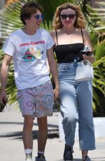 PEYTON LIST Out for Lunch in Los Angeles 04/07/2022