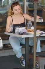 PEYTON LIST Out for Lunch in Los Angeles 04/07/2022