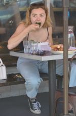 PEYTON LIST Out for Lunch in Los Angeles 04/07/2022
