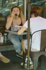 PEYTON LIST Out for Lunch in Los Angeles 04/07/2022