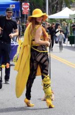 PHOEBE PRICE Out with Her Dog in Los Angeles 04/03/2022