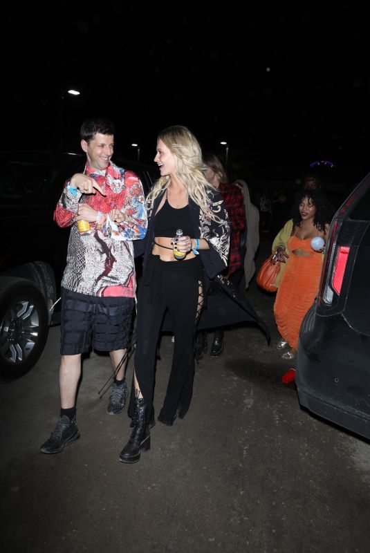 POPPY DELEVINGNE at Neon Carnival at Coachella in Indio 04/16/2022