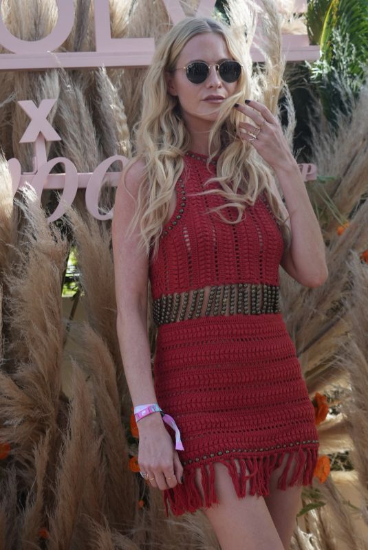 POPPY DELEVINGNE at Revolve Festival at Coachella Valley Music and Arts Festival 04/16/2022