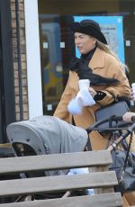 Pregnant FRANKIE ESSEX Out with Friend in Essex 04/01/2022