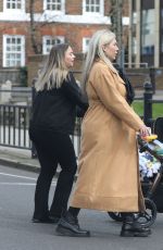 Pregnant FRANKIE ESSEX Out with Friend in Essex 04/01/2022