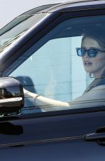 Pregnant KATHERINE SCHWARZENEGGER at a Nail Salon in Los Angeles 04/07/2022