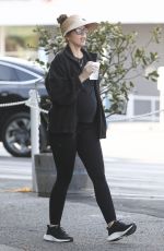 Pregnant KATHERINE SCHWARZENEGGER Out in Brentwood 04/18/2022