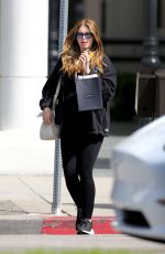 Pregnant KATHERINE SCHWARZENEGGER Out in Brentwood 04/18/2022