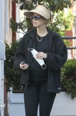 Pregnant KATHERINE SCHWARZENEGGER Out in Brentwood 04/18/2022