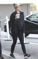 Pregnant KATHERINE SCHWARZENEGGER Out in Brentwood 04/18/2022