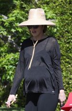 Pregnant KATHERINE SCHWARZENEGGER Out in Los Angeles 04/25/2022