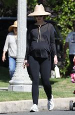 Pregnant KATHERINE SCHWARZENEGGER Out in Los Angeles 04/25/2022