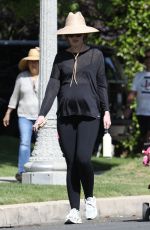 Pregnant KATHERINE SCHWARZENEGGER Out in Los Angeles 04/25/2022