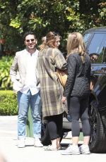 Pregnant KATHERINE SCHWARZENEGGER Out with Her Mother MARIA, Sister CHRISTINA and Brother Patrick 04/06/2022